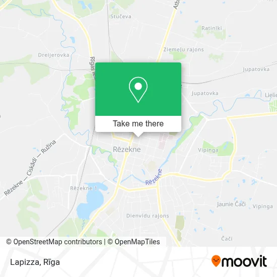 Lapizza map
