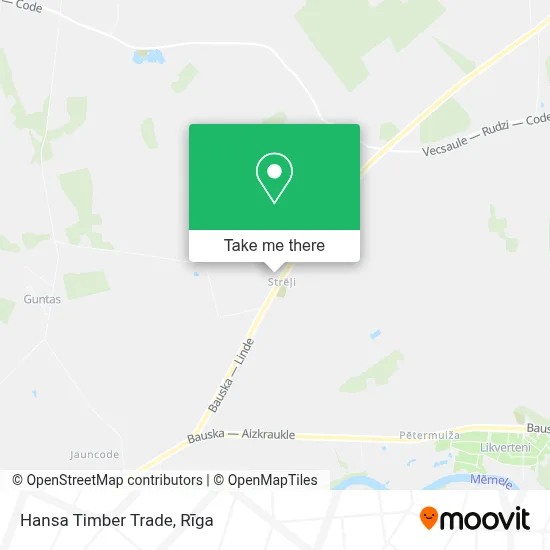 Hansa Timber Trade map
