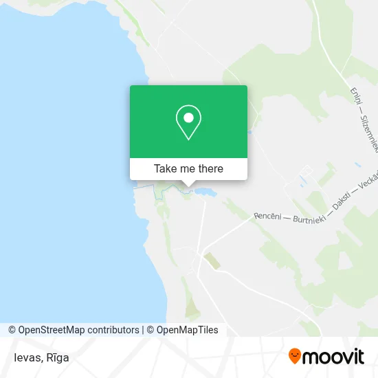 Ievas map