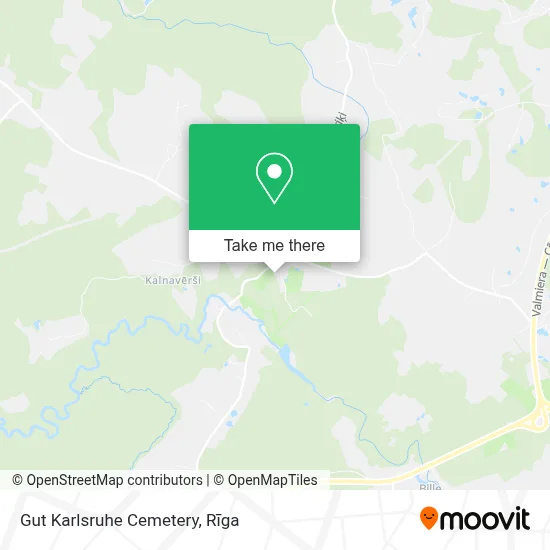 Gut Karlsruhe Cemetery map