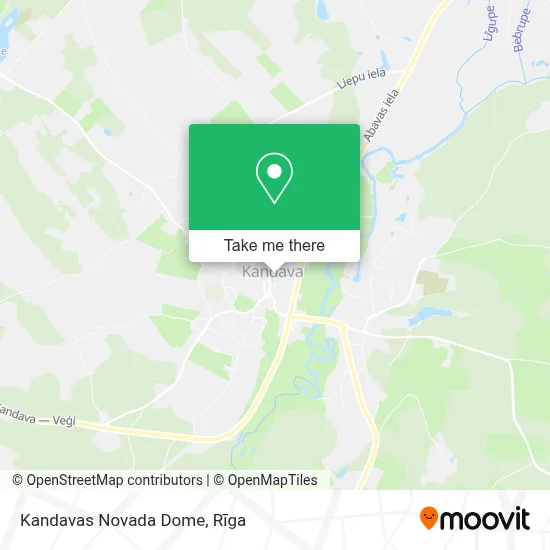 Kandavas Novada Dome map