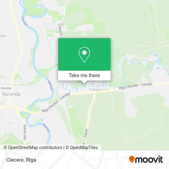 Ciecere map