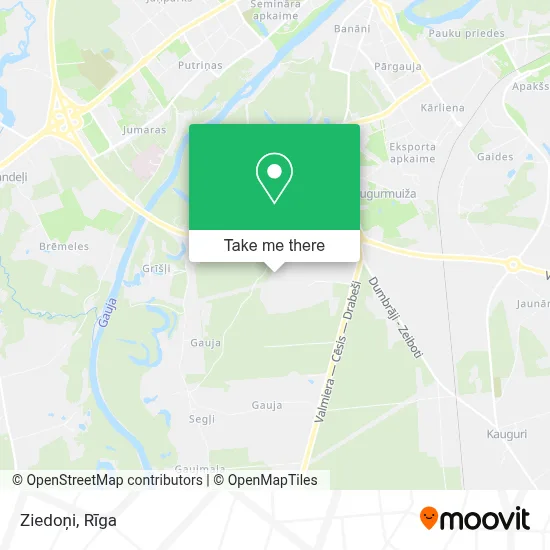 Ziedoņi map