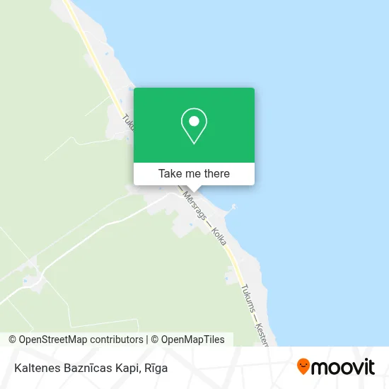 Kaltenes Baznīcas Kapi map