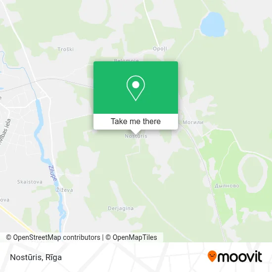 Nostūris map