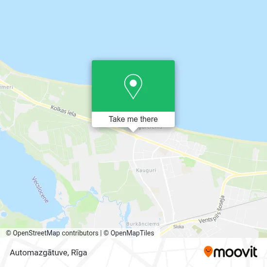 Automazgātuve map