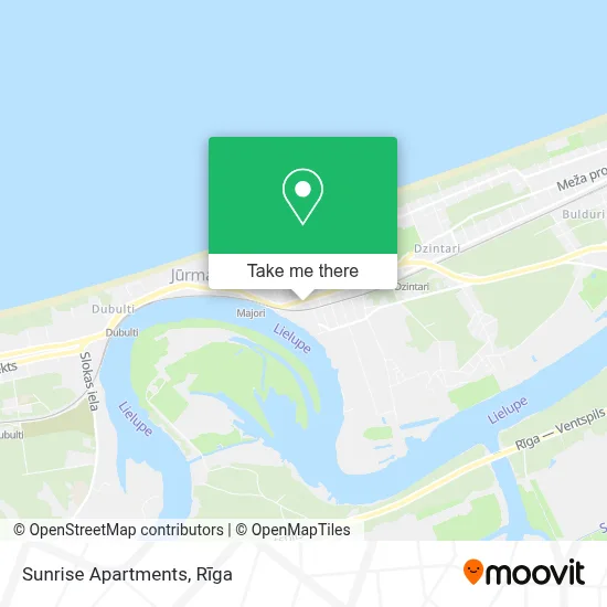 Sunrise Apartments map