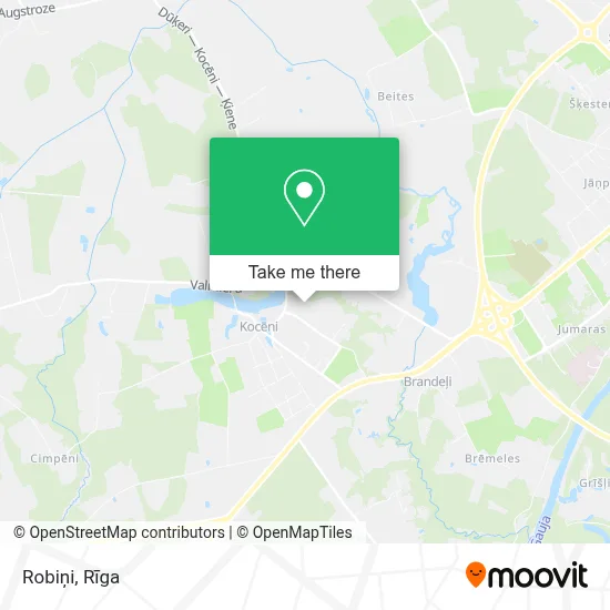 Robiņi map