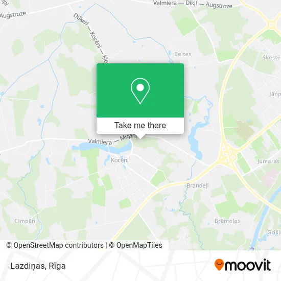 Lazdiņas map