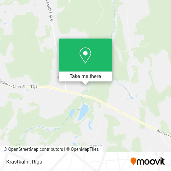 Krastkalni map