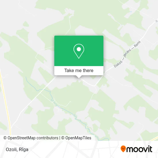 Ozoli map