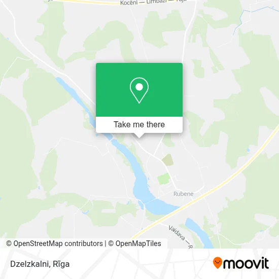 Dzelzkalni map