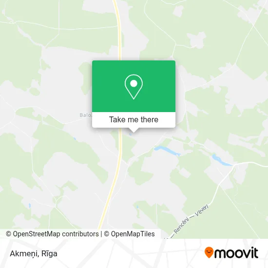 Akmeņi map