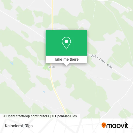 Kalnciemi map