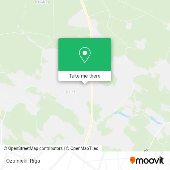 Ozolnieki map