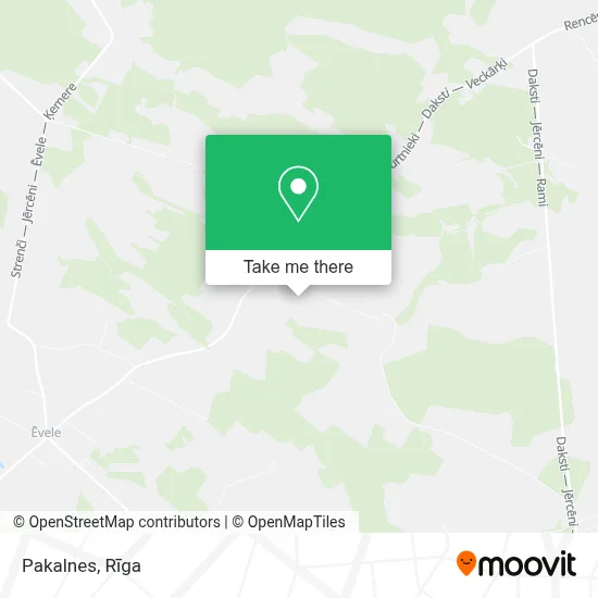 Pakalnes map