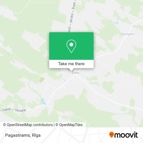 Pagastnams map