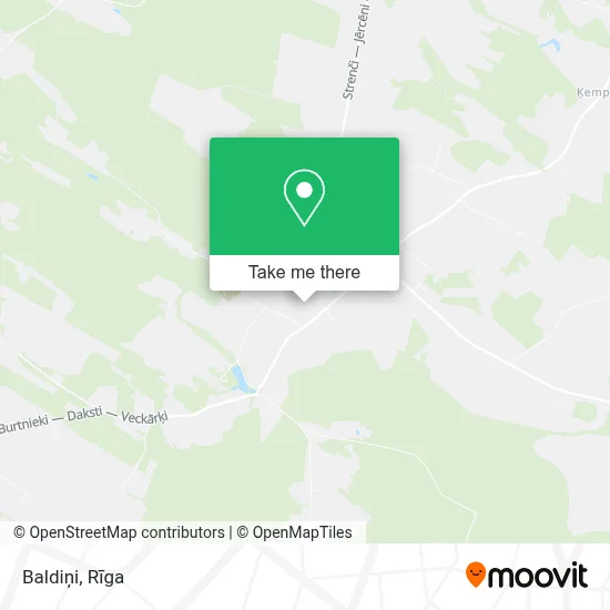 Baldiņi map