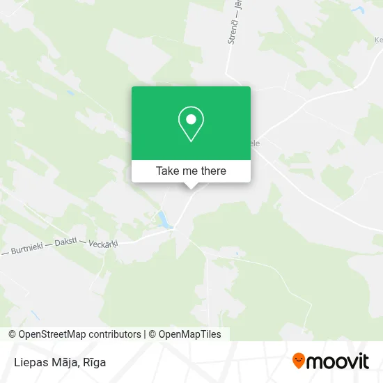 Liepas Māja map