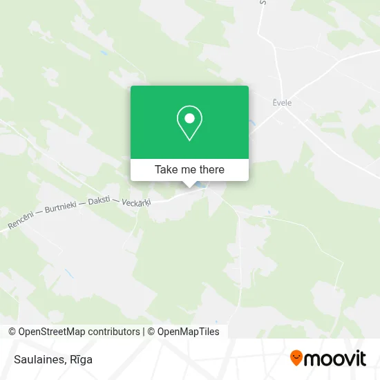 Saulaines map