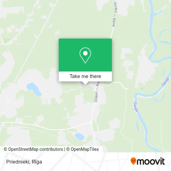 Priednieki map