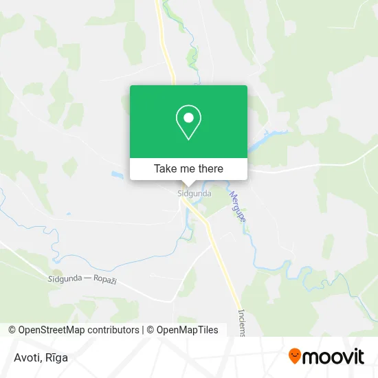 Avoti map