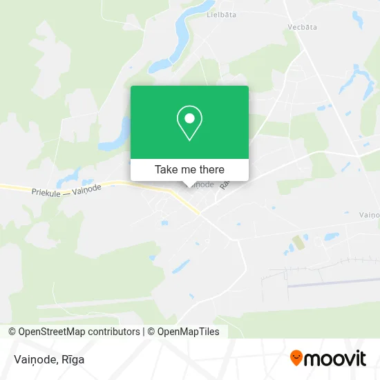 Vaiņode map