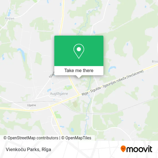 Vienkoču Parks map