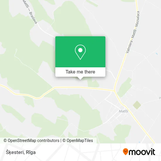 Šķesteri map