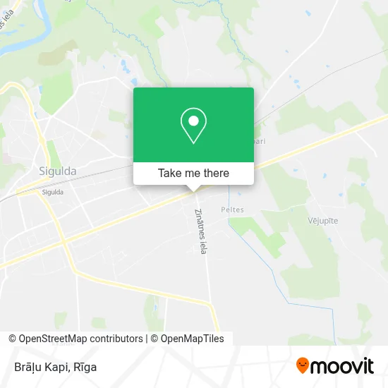 Brāļu Kapi map