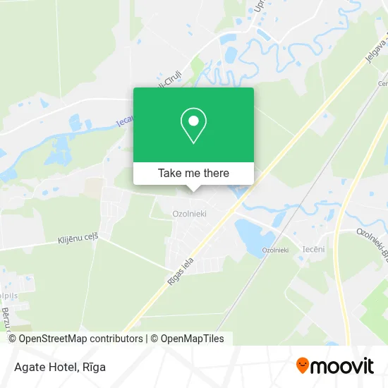 Agate Hotel map
