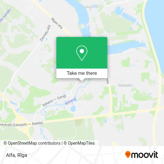 Alfa map