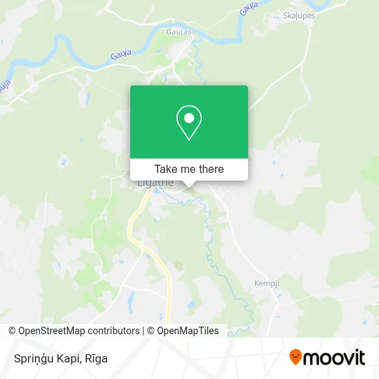 Spriņģu Kapi map