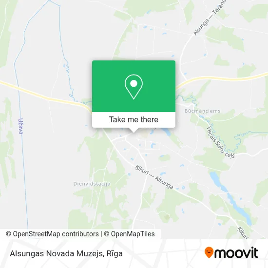 Alsungas Novada Muzejs map
