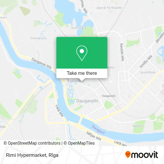 Rimi Hypermarket map