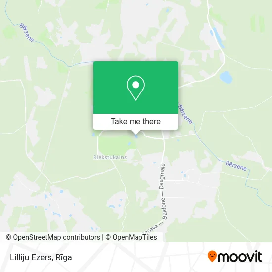 Lilliju Ezers map