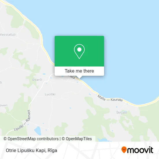 Otrie Lipušku Kapi map