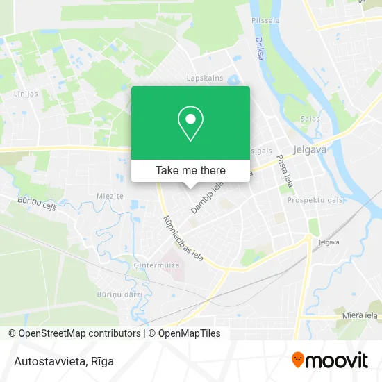 Autostavvieta map