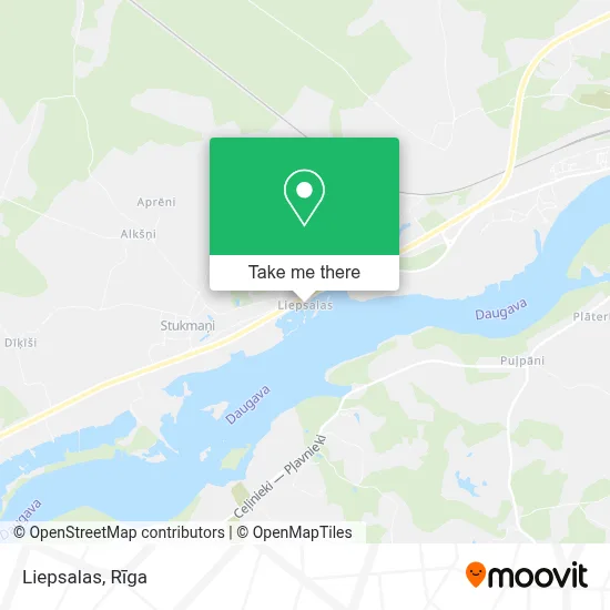 Liepsalas map