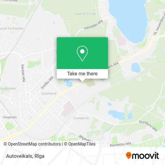 Autoveikals map