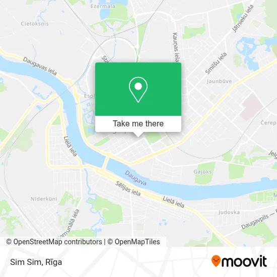 Sim Sim map