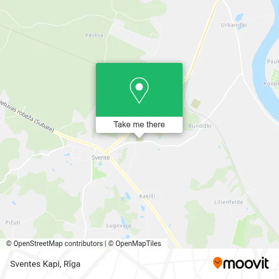 Sventes Kapi map