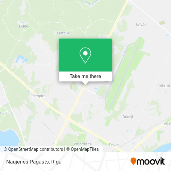 Naujenes Pagasts map