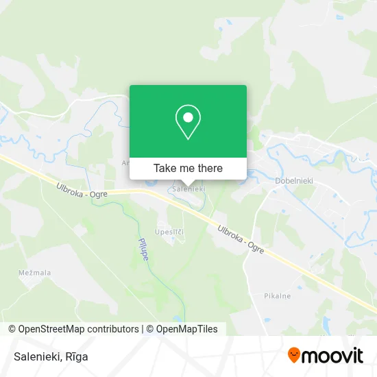 Salenieki map