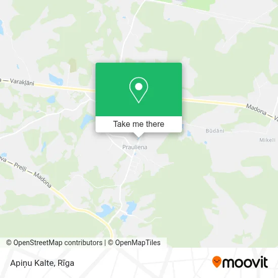 Apiņu Kalte map
