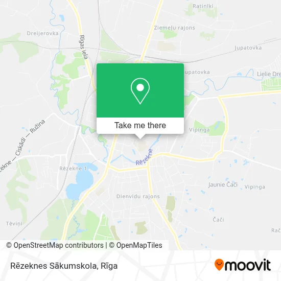 Rēzeknes Sākumskola map