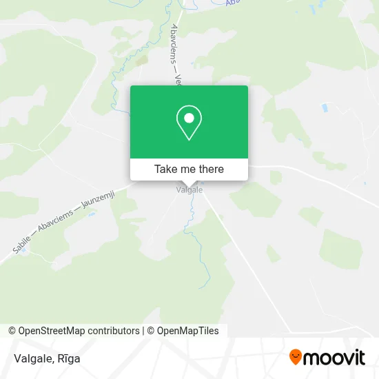 Valgale map