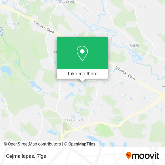 Ceļmallapas map