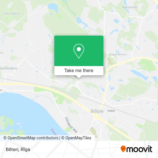 Bēteri map