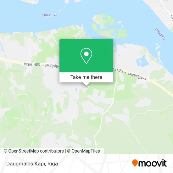 Daugmales Kapi map